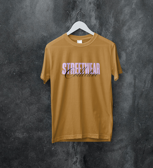 Men’s printed cotton round neck t shirt