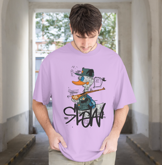 Donald Duck Graphic Printed Oversized T shirt