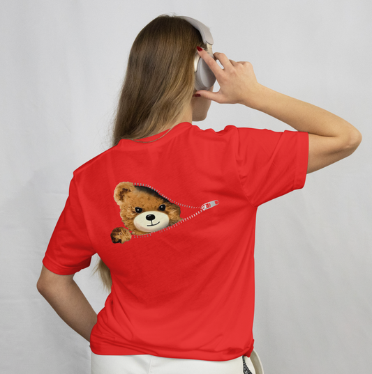 Panda House Eco Graphic Printed Oversized T shirt