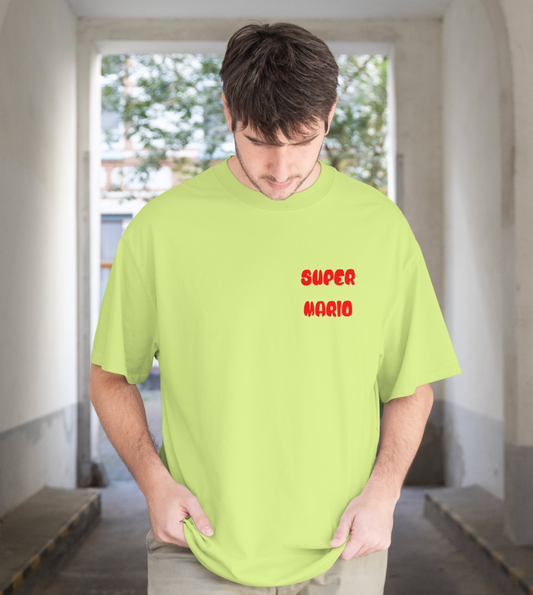 Super Mario Street Style Oversized T Shirt