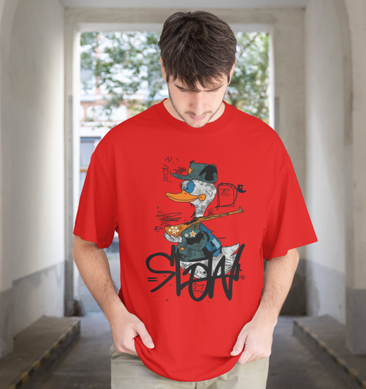 Donald Duck Graphic Printed Oversized T shirt