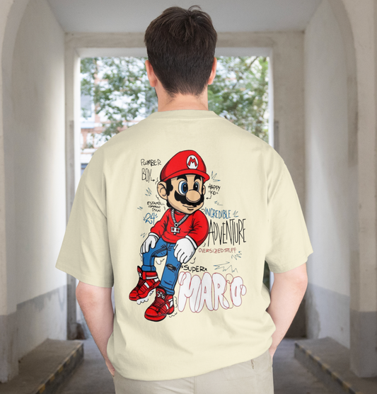 Super Mario Street Style Oversized T Shirt