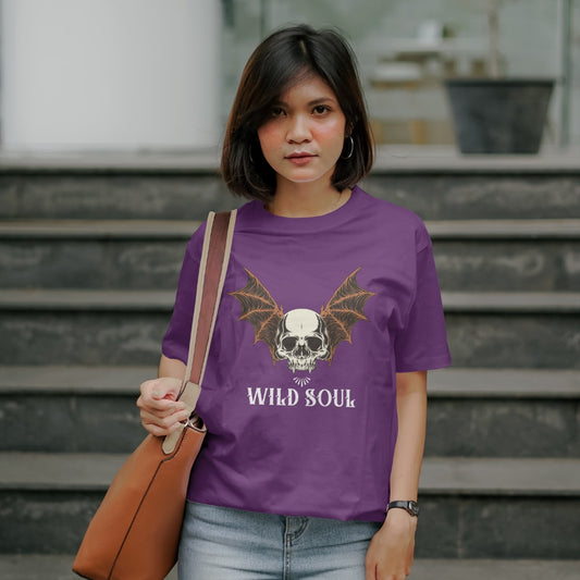 Female T shirt round neck