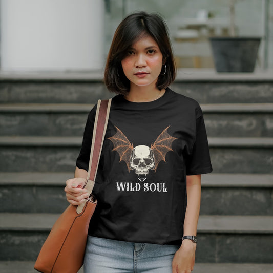 Female T shirt round neck