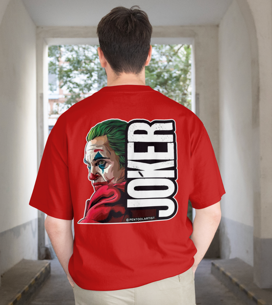 Joker Graphic Printed Overized T shirt